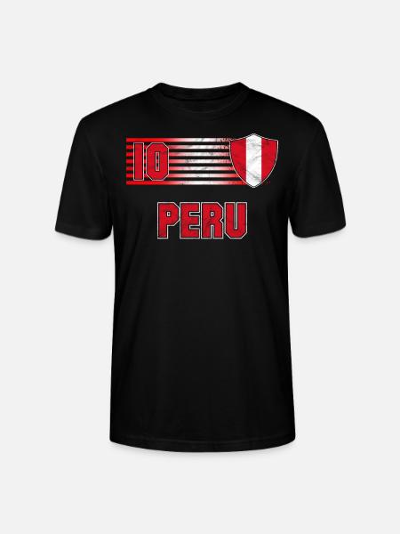 Peru - Stanley/Stella CRAFTER Unisex Organic T-Shirt - black