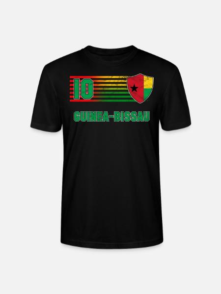 Guinea Bissau - Stanley/Stella CRAFTER Unisex Organic T-Shirt - black
