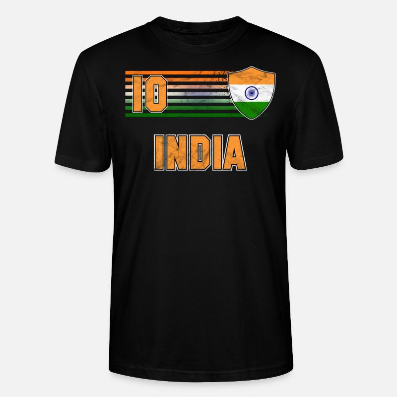 Indien - Stanley/Stella Unisex Bio-T-Shirt CRAFTER - Schwarz