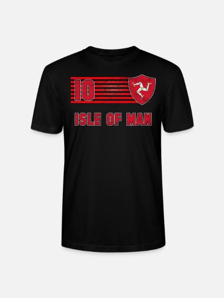 Île de Man - T-shirt bio CRAFTER Stanley Stella Unisexe - noir