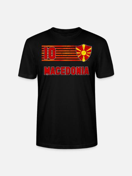 Macedonia - Stanley/Stella CRAFTER Unisex Organic T-Shirt - black