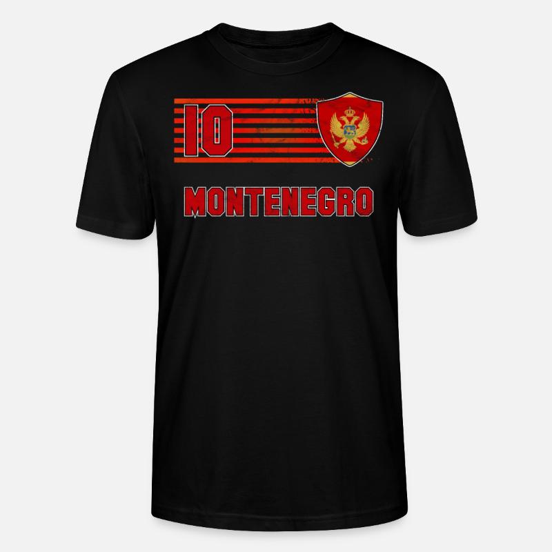 Montenegro - Stanley/Stella Unisex Bio-T-Shirt CRAFTER - Schwarz