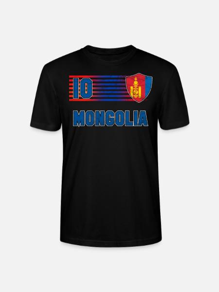 Mongolia - Stanley/Stella CRAFTER Unisex Organic T-Shirt - black
