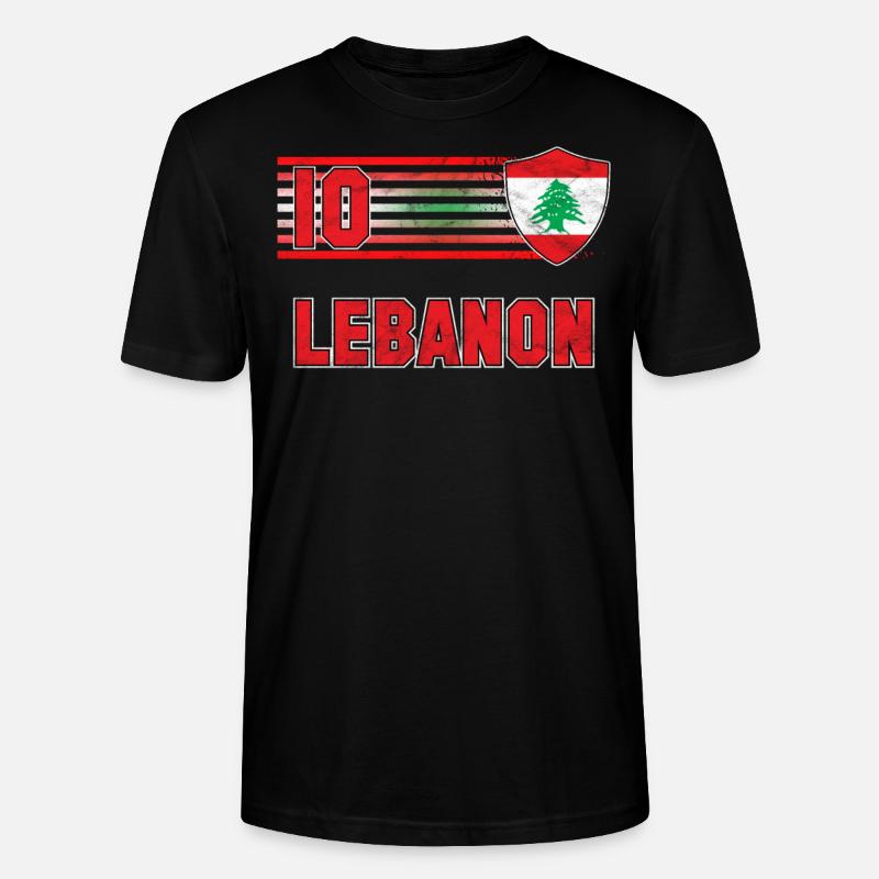 Liban - T-shirt bio CRAFTER Stanley Stella Unisexe - noir