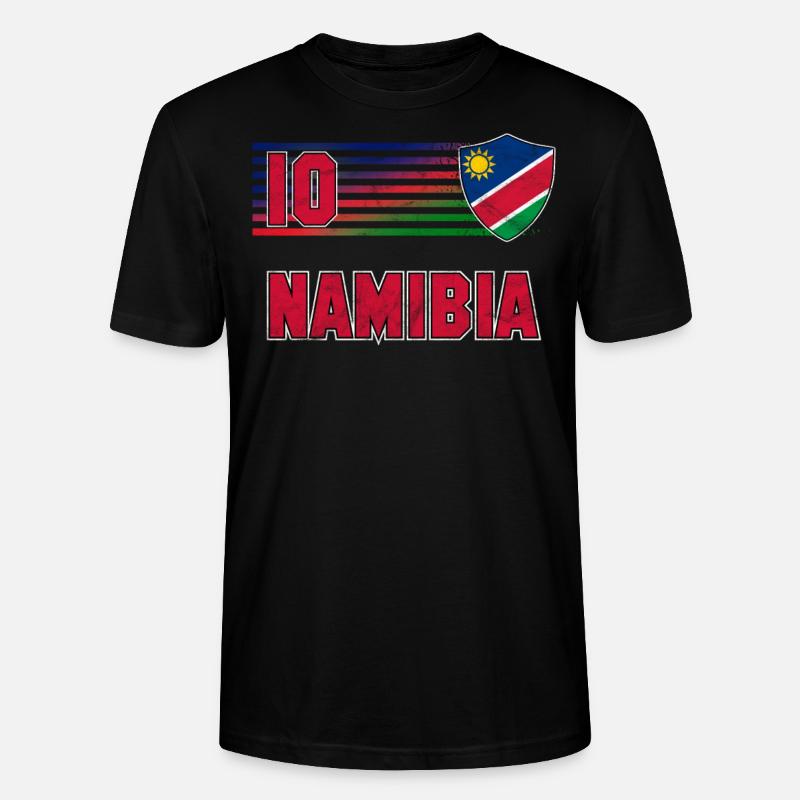 Namibia - Stanley/Stella Unisex Bio-T-Shirt CRAFTER - Schwarz
