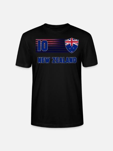 Neuseeland - Stanley/Stella Unisex Bio-T-Shirt CRAFTER - Schwarz