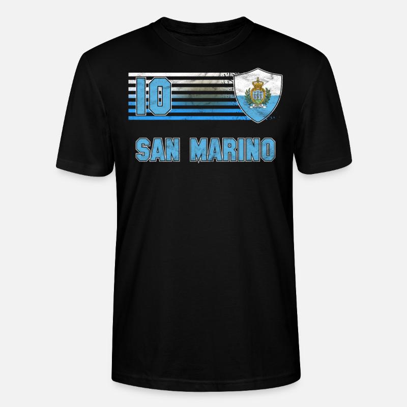 San Marino - Stanley/Stella Unisex Bio-T-Shirt CRAFTER - Schwarz