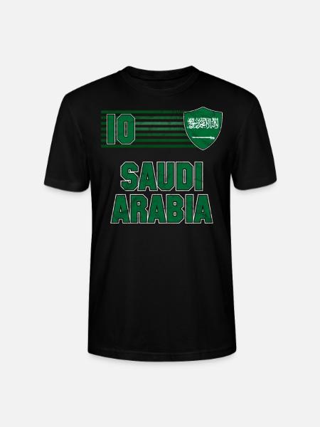 Saudi Arabia - Stanley/Stella CRAFTER Unisex Organic T-Shirt - black