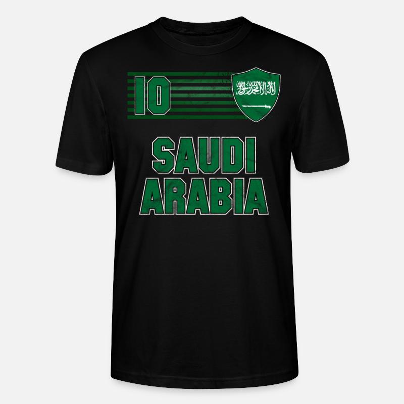 Saudi-Arabien - Stanley/Stella Unisex Bio-T-Shirt CRAFTER - Schwarz