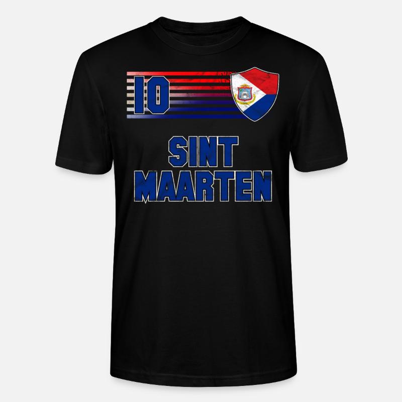 Sint Maarten - Stanley/Stella Unisex Bio-T-Shirt CRAFTER - Schwarz