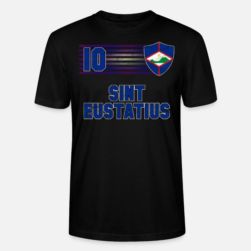 Sint Eustatius - T-shirt bio CRAFTER Stanley Stella Unisexe - noir