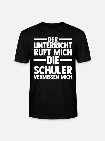 Lehrer Beruf Schullehrer Geschenk - Stanley/Stella Unisex Bio-T-Shirt CRAFTER - Schwarz