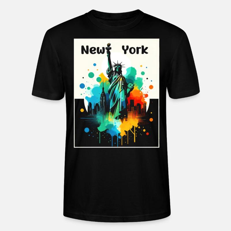 Lebendige Freiheitskunst - Stanley/Stella Unisex Bio-T-Shirt CRAFTER - Schwarz