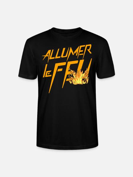 Allumer le feu - T-shirt bio CRAFTER Stanley Stella Unisexe - noir