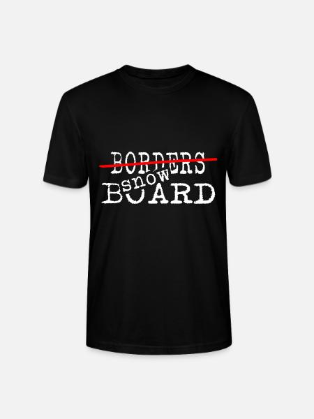 Snowboard Snowboarder Softboot Legend - Stanley/Stella CRAFTER Unisex Organic T-Shirt - black