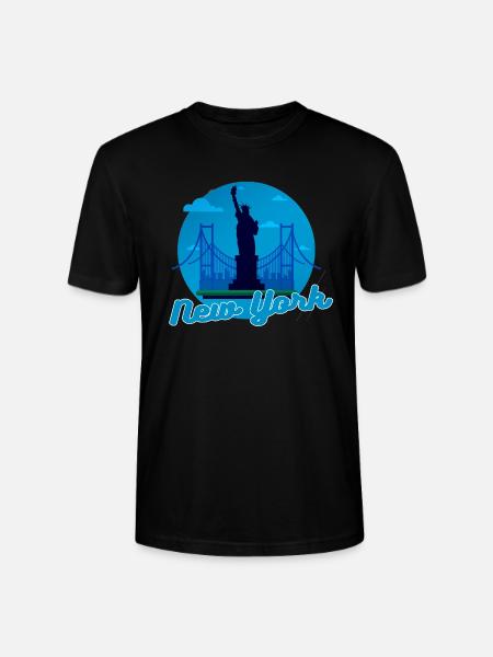New York - Stanley/Stella Unisex Bio-T-Shirt CRAFTER - Schwarz