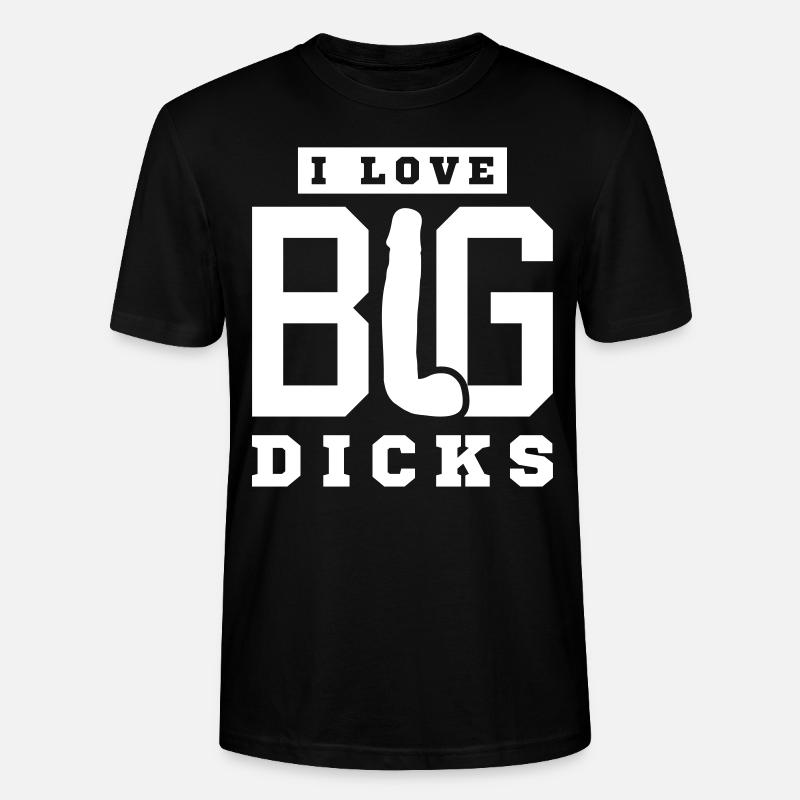 j’aime gros pénis dicks - T-shirt bio CRAFTER Stanley Stella Unisexe - noir