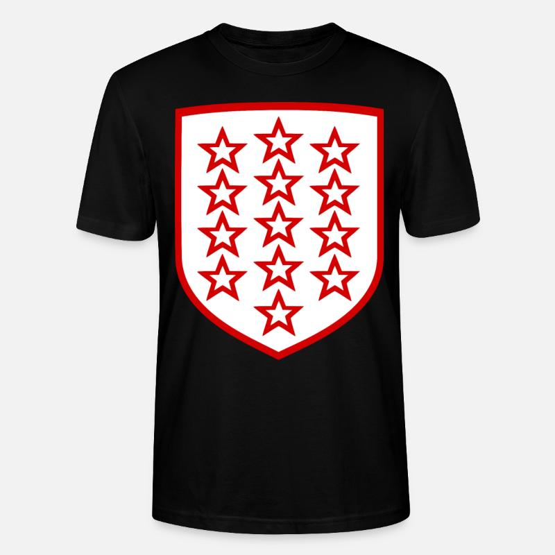Le canton du Valais - T-shirt bio CRAFTER Stanley Stella Unisexe - noir