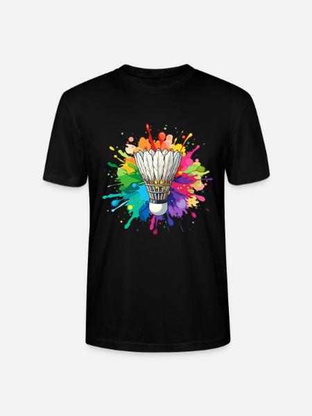 Cool badminton badminton design - Stanley/Stella CRAFTER Unisex Organic T-Shirt - black