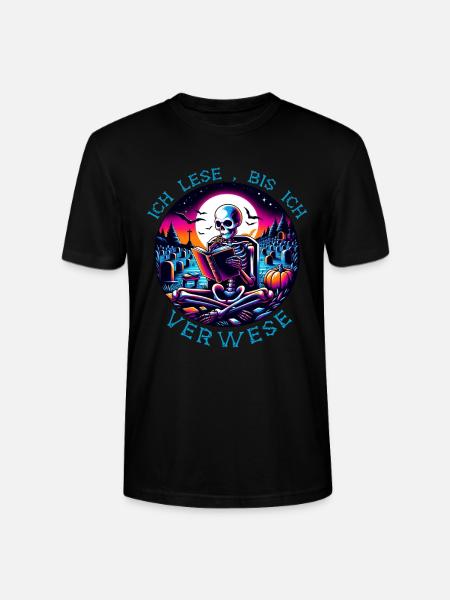 Reading is my hobby - Stanley/Stella CRAFTER Unisex Organic T-Shirt - black