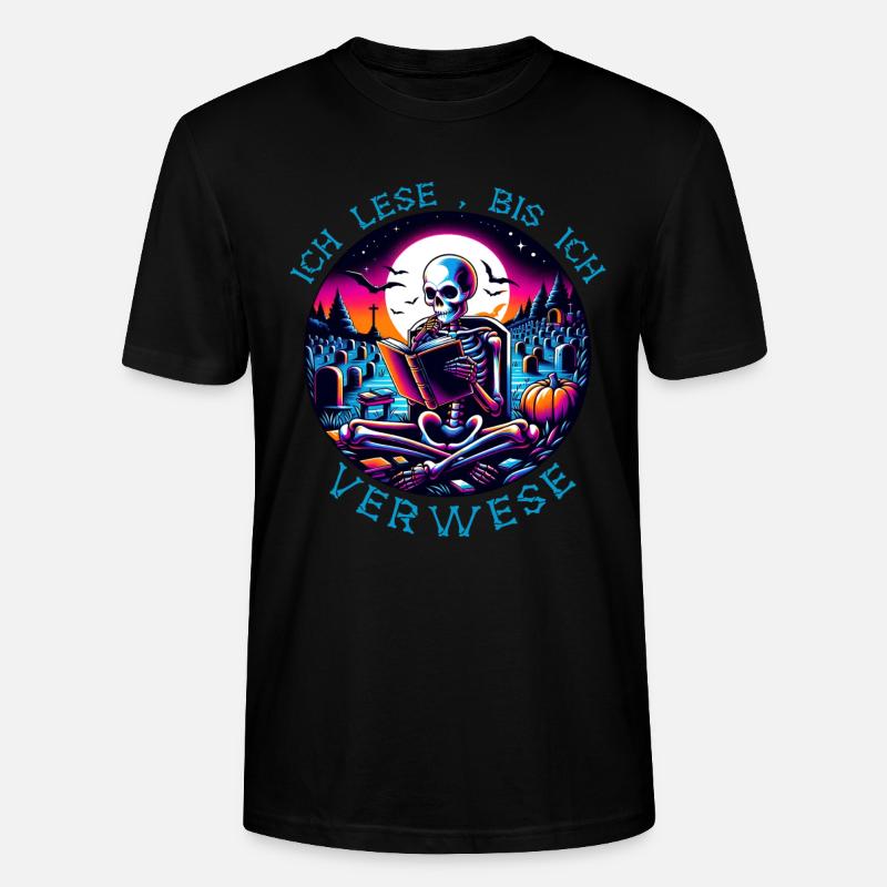 La lecture est mon hobby - T-shirt bio CRAFTER Stanley Stella Unisexe - noir