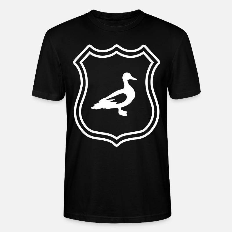 Ente Wappen - Stanley/Stella Unisex Bio-T-Shirt CRAFTER - Schwarz