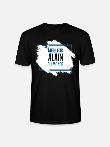 Alain - T-shirt bio CRAFTER Stanley Stella Unisexe - noir