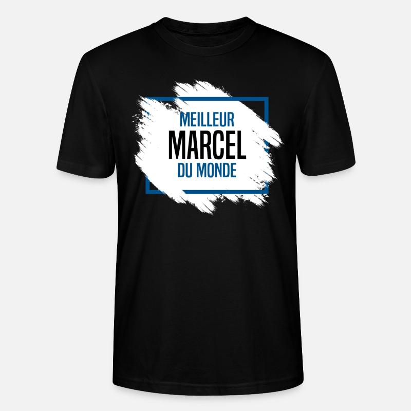 Marcel - T-shirt bio CRAFTER Stanley Stella Unisexe - noir