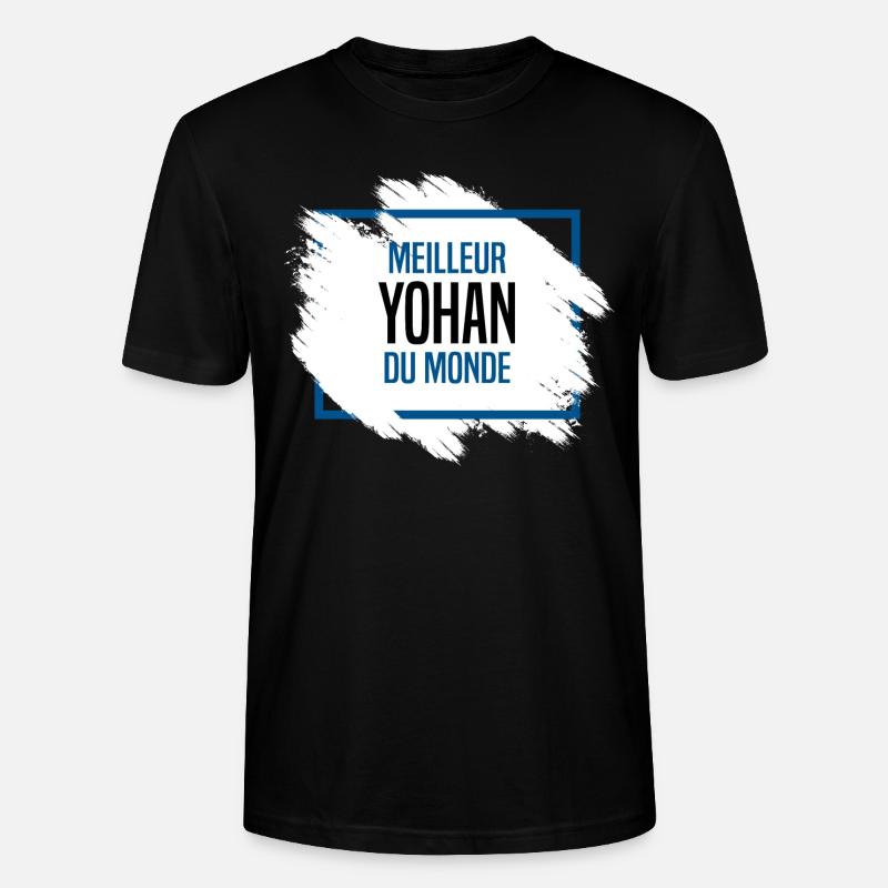Yohan - T-shirt bio CRAFTER Stanley Stella Unisexe - noir