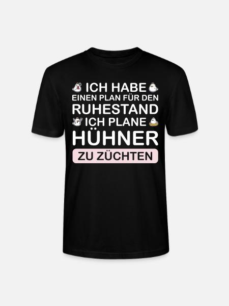 Hühner Züchter Hühnerzüchter Geschenk - Stanley/Stella Unisex Bio-T-Shirt CRAFTER - Schwarz