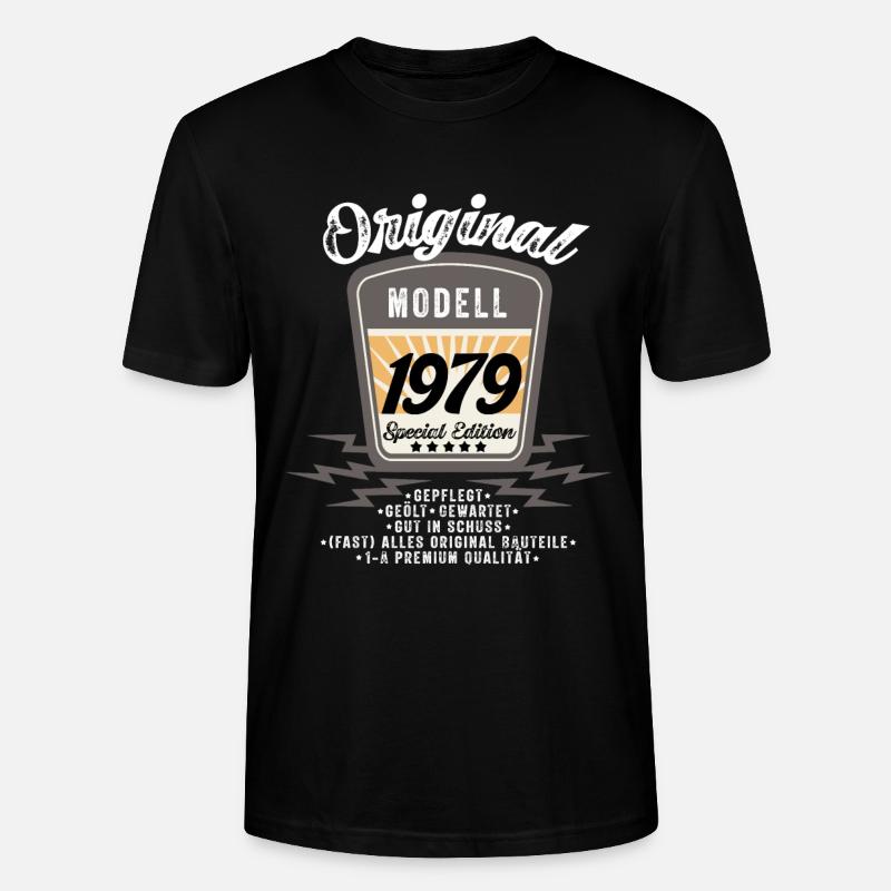 Modell 1979 - Stanley/Stella Unisex Bio-T-Shirt CRAFTER - Schwarz