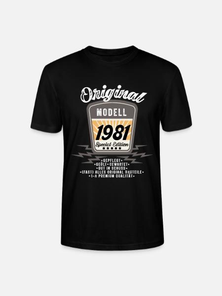 Modell 1981 - Stanley/Stella Unisex Bio-T-Shirt CRAFTER - Schwarz
