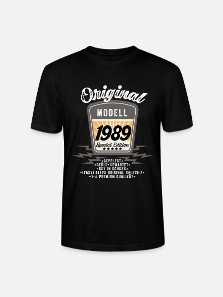 Modell 1989 - Stanley/Stella Unisex Bio-T-Shirt CRAFTER - Schwarz
