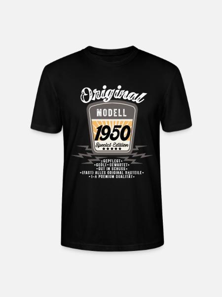 Modell 1950 - Stanley/Stella Unisex Bio-T-Shirt CRAFTER - Schwarz