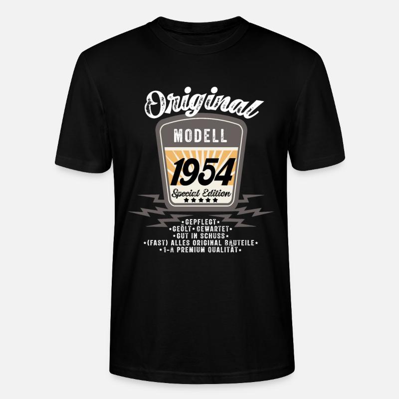 Modell 1954 - Stanley/Stella Unisex Bio-T-Shirt CRAFTER - Schwarz