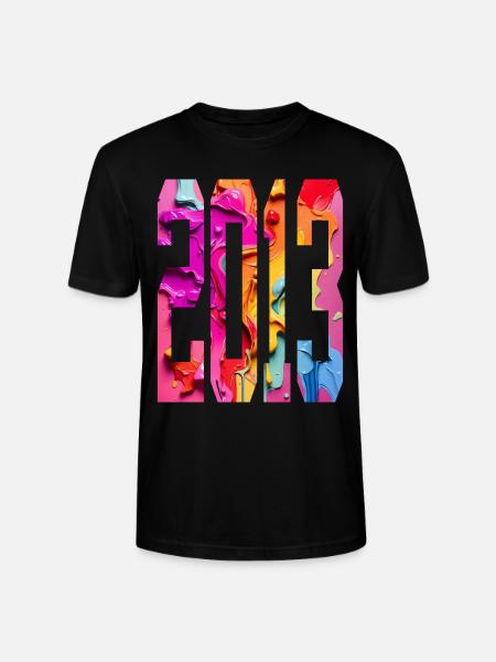 BUNT 13TH BIRTHDAY 2013 - Stanley/Stella CRAFTER Unisex Organic T-Shirt - black