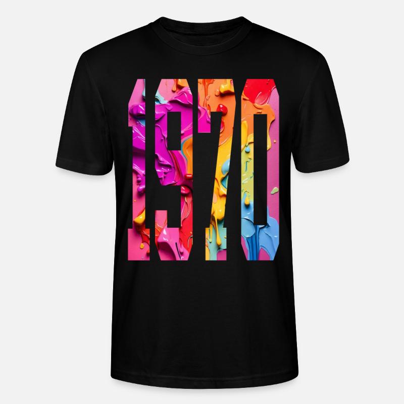 BUNT 56E ANNIVERSAIRE 1970 - T-shirt bio CRAFTER Stanley Stella Unisexe - noir