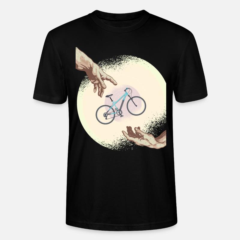 Création de vélo - T-shirt bio CRAFTER Stanley Stella Unisexe - noir
