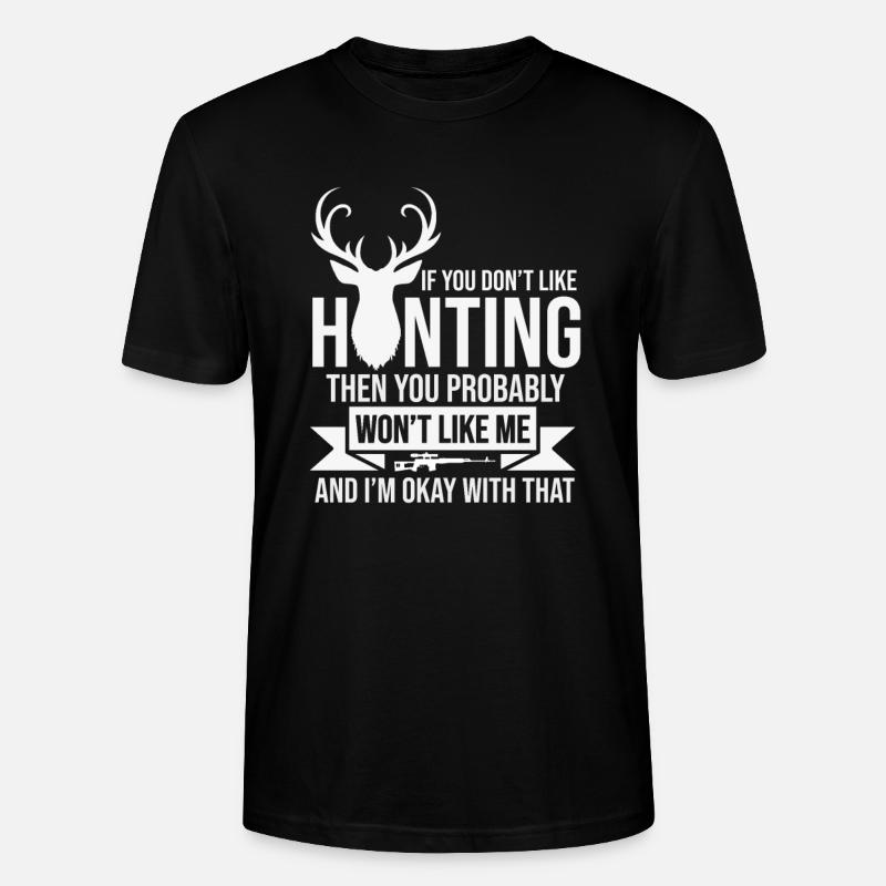 Hunting - Stanley/Stella Unisex Bio-T-Shirt CRAFTER - Schwarz