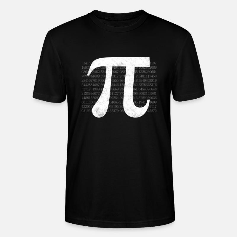 Mathematik Pi - Stanley/Stella Unisex Bio-T-Shirt CRAFTER - Schwarz