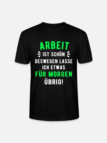 Arbeit Spruch - Stanley/Stella Unisex Bio-T-Shirt CRAFTER - Schwarz