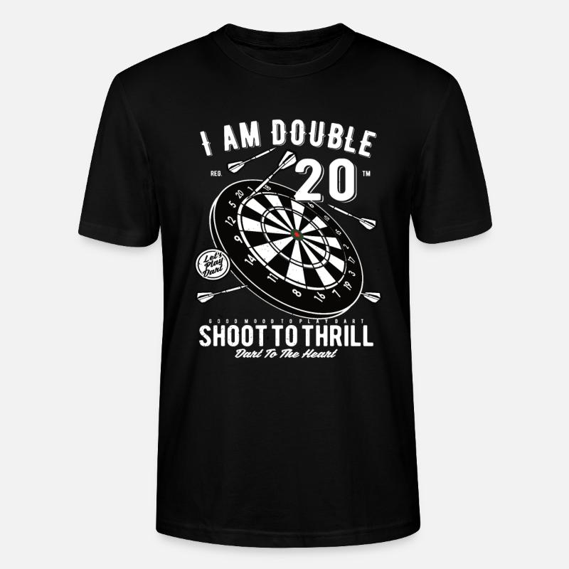 Dart 40e anniversaire - T-shirt bio CRAFTER Stanley Stella Unisexe - noir