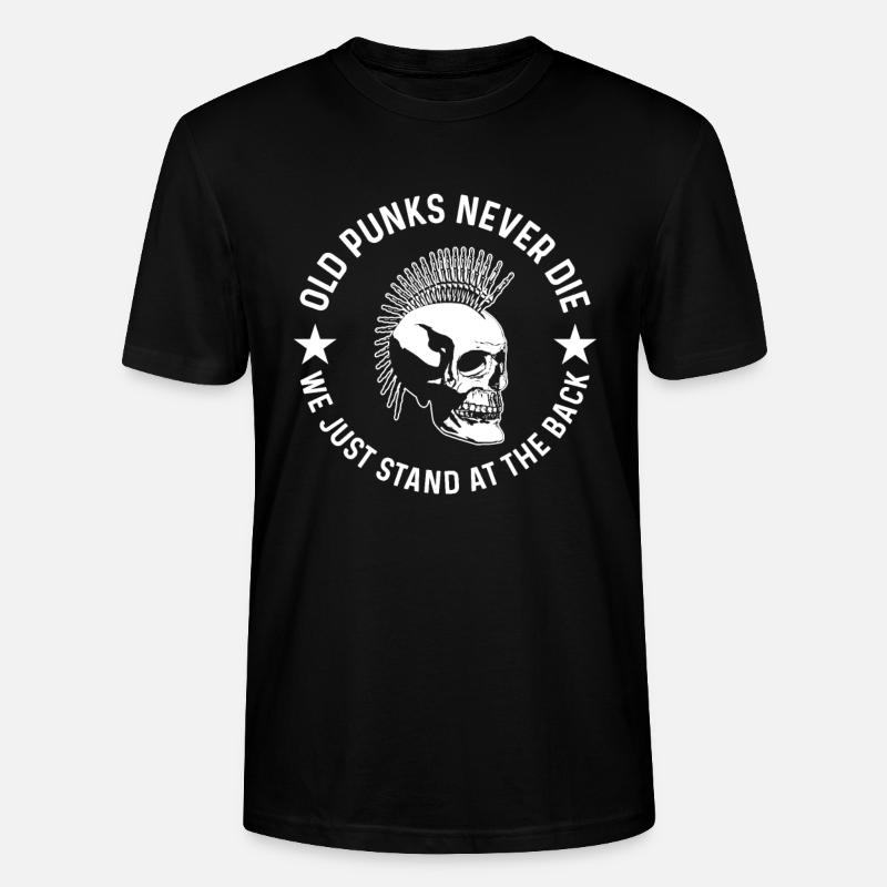 Punk Spruch - Stanley/Stella Unisex Bio-T-Shirt CRAFTER - Schwarz