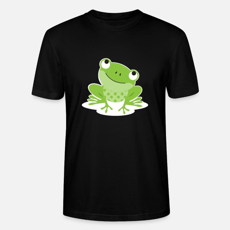 Frosch - Stanley/Stella Unisex Bio-T-Shirt CRAFTER - Schwarz