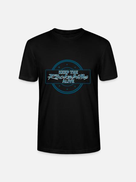 Rockabilly Alive - Stanley/Stella CRAFTER Unisex Organic T-Shirt - black