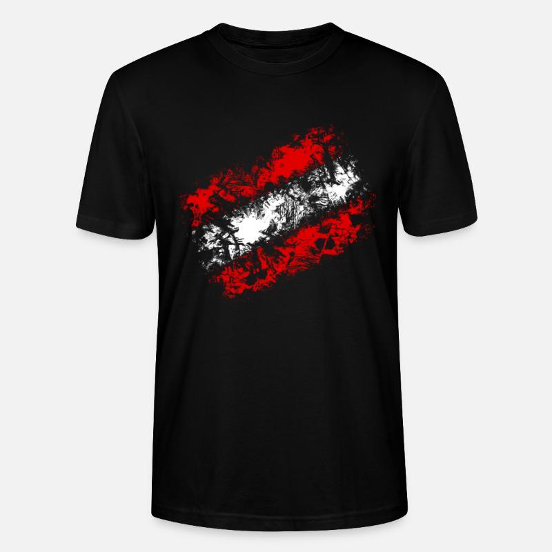 Austria - Stanley/Stella Unisex Bio-T-Shirt CRAFTER - Schwarz