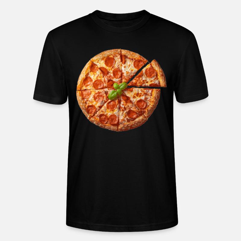 Simplement pizza - T-shirt bio CRAFTER Stanley Stella Unisexe - noir