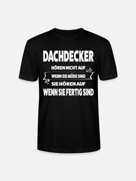 Dachdecker Beruf Dachdeckermeister Geschenk - Stanley/Stella Unisex Bio-T-Shirt CRAFTER - Schwarz