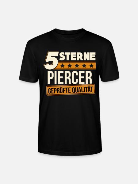Piercer Piercing Piercen Geschenk - Stanley/Stella Unisex Bio-T-Shirt CRAFTER - Schwarz