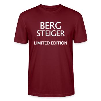 Alpinistes - T-shirt bio CRAFTER Stanley Stella Unisexe - bordeaux - Devant - Alina (178cm) & Michal (187cm)